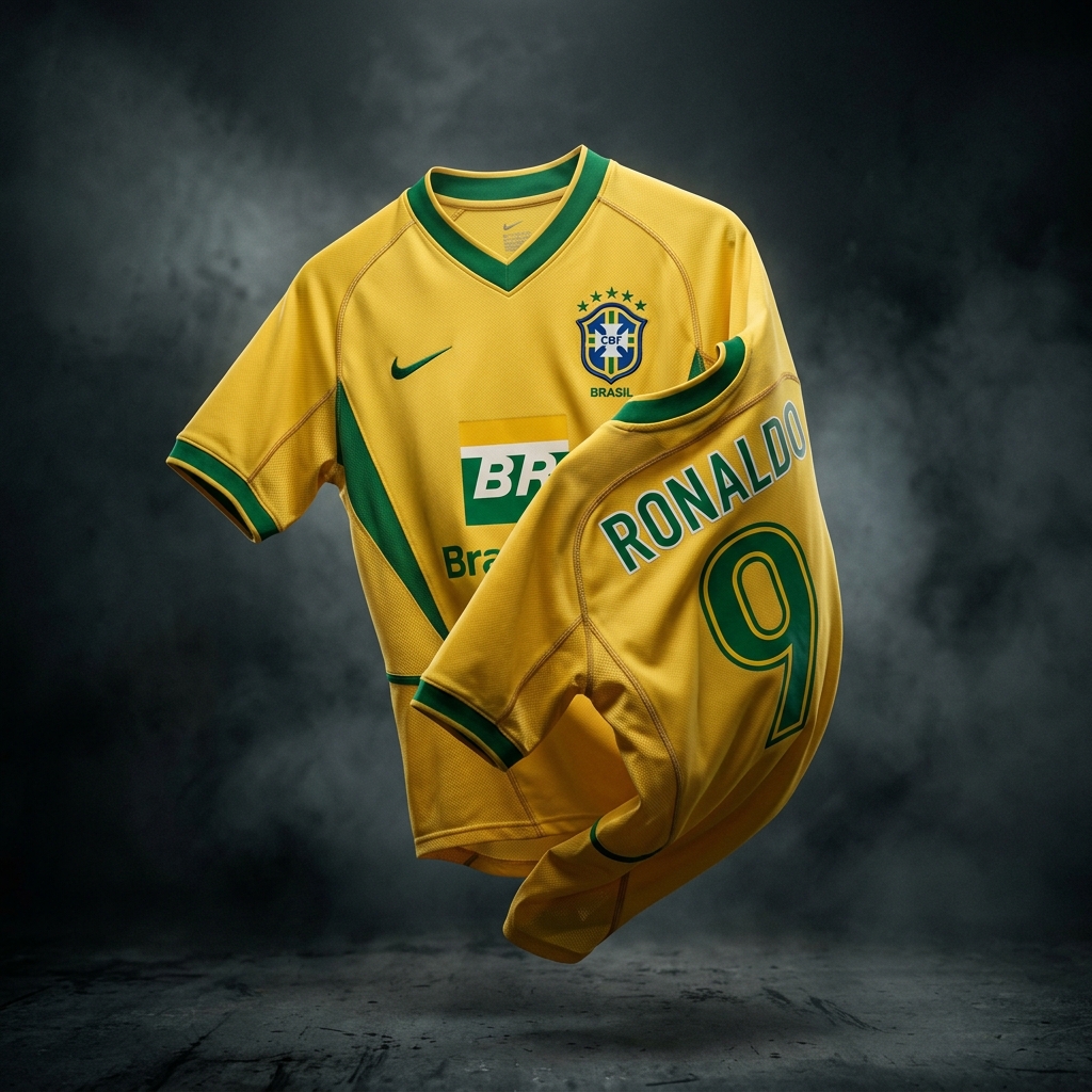 Brazil 2002 retro football shirt