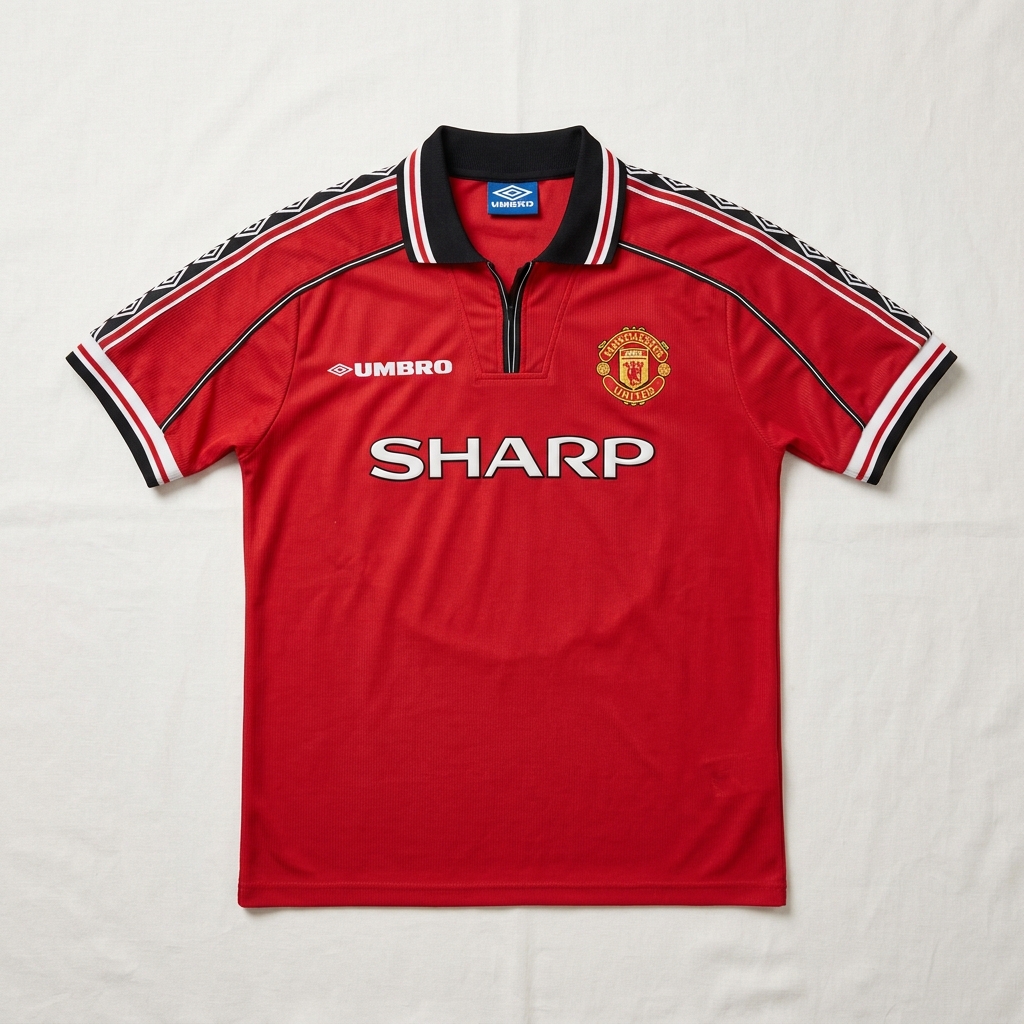 Manchester United 1998–99 retro football shirt